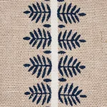 ALVA HAND BLOCK PRINT fabric BLUE color by Schumacher