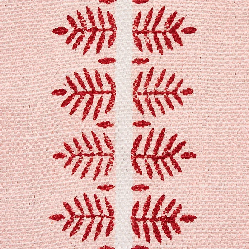 ALVA HAND BLOCK PRINT Fabric – BLUSH | Schumacher | Wallpape ALVA HAND BLOCK PRINT fabric BLUSH color by Schumacher