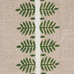 ALVA HAND BLOCK PRINT Fabric – GREEN | Schumacher | Wallpape ALVA HAND BLOCK PRINT fabric GREEN color by Schumacher