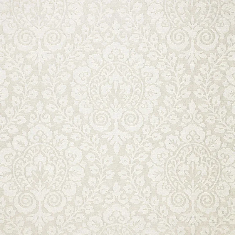 AMALFI DAMASK INDOOR/OUTDOOR fabric NATURAL color by Schumacher