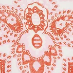 AMALIA MEDALLION HANDMADE PRINT Fabric – PINK | Schumacher | AMALIA MEDALLION HANDMADE PRINT fabric PINK color by Schumacher