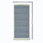 AMATES HAND WOVEN BROCADE fabric OCEAN color by Schumacher