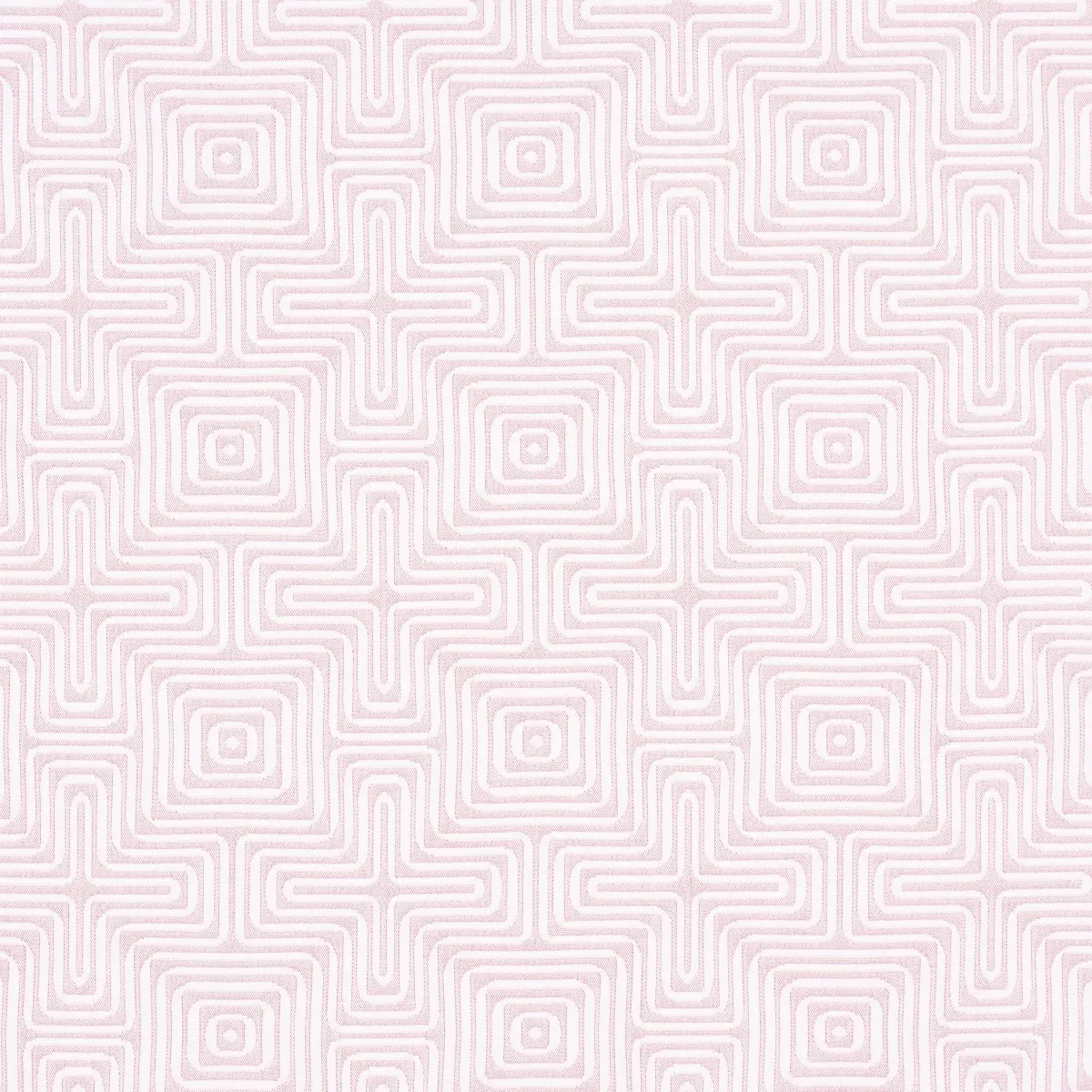 AMAZING MAZE INDOOR/OUTDOOR fabric BLUSH color by Schumacher