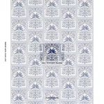 AMAZONAS MYSTIQUE Fabric – TROPICAL SHADES OF BLUE | Schumac AMAZONAS MYSTIQUE fabric TROPICAL SHADES OF BLUE color by Schumacher