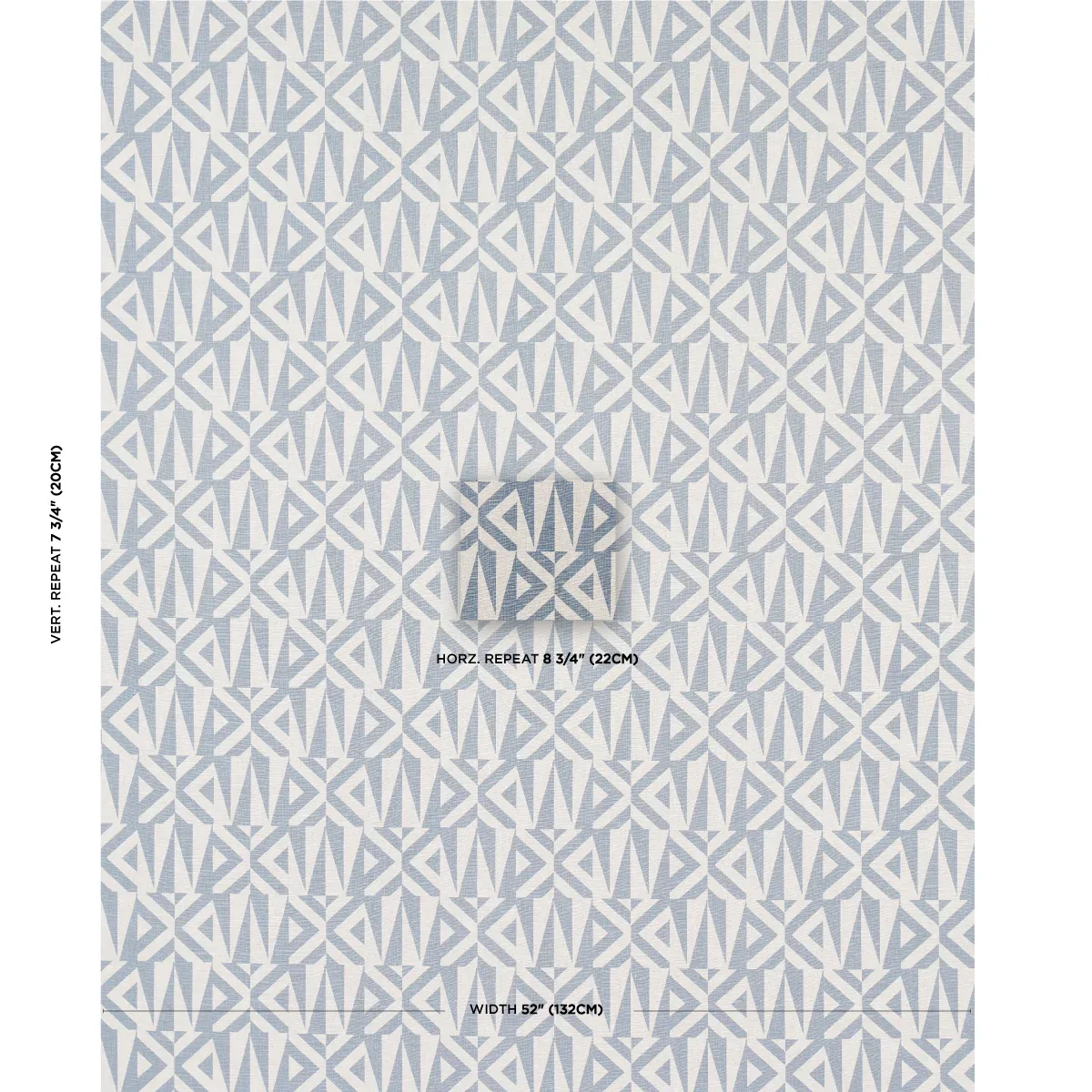 AMERO Fabric – SLATE BLUE | Schumacher | Wallpaper Twins AMERO fabric SLATE BLUE color by Schumacher