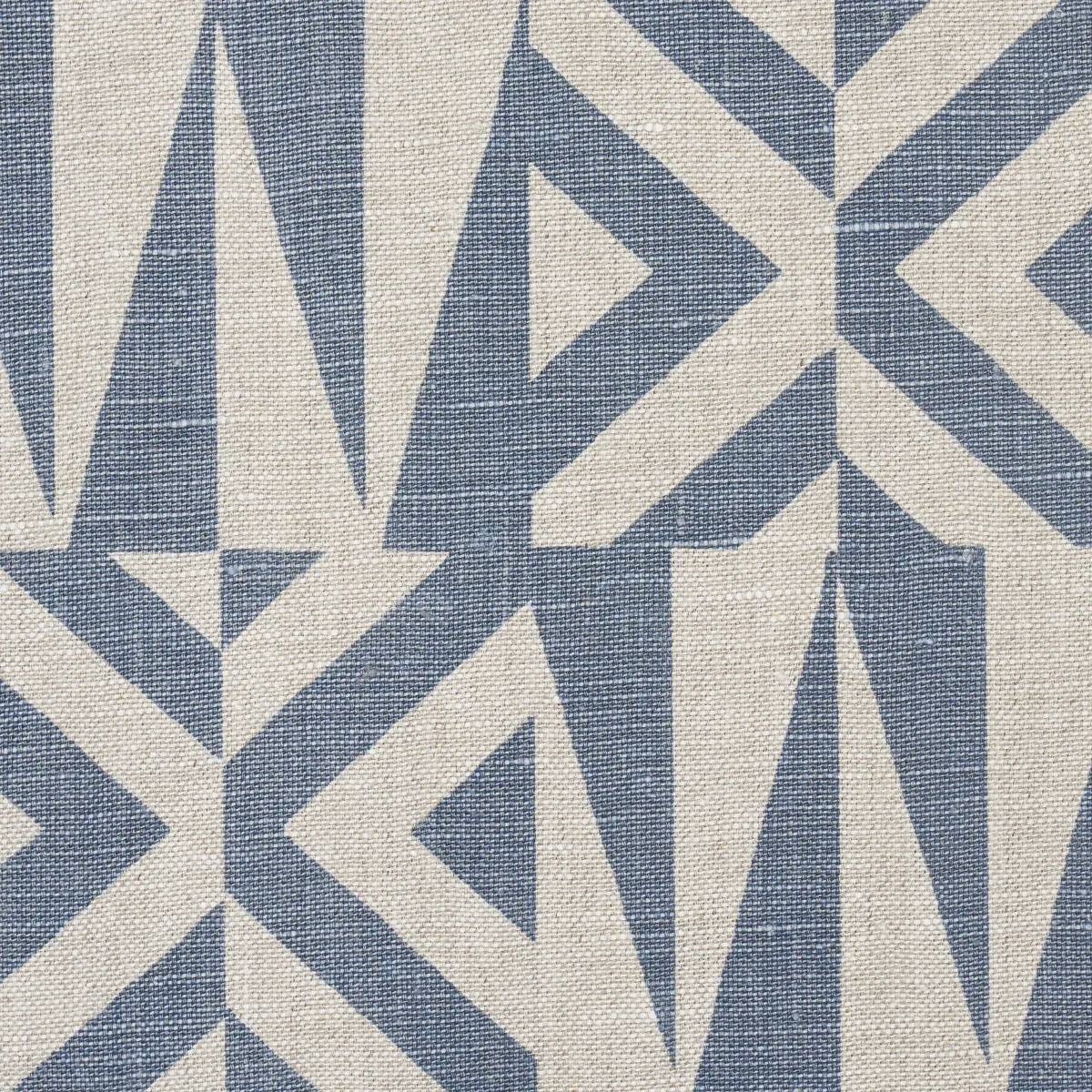 AMERO Fabric – SLATE BLUE | Schumacher | Wallpaper Twins AMERO fabric SLATE BLUE color by Schumacher