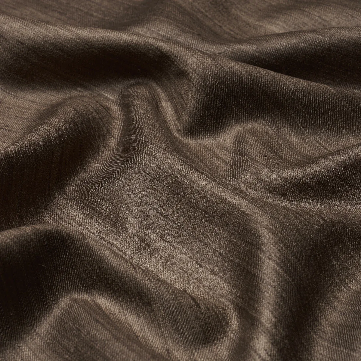 AMIR HANDWOVEN SILK CASEMENT Fabric – WALNUT | Schumacher | AMIR HANDWOVEN SILK CASEMENT fabric WALNUT color by Schumacher