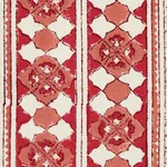 AMIRA HAND BLOCKED PRINT Fabric – DUSTY ROSE | Schumacher | AMIRA HAND BLOCKED PRINT fabric DUSTY ROSE color by Schumacher