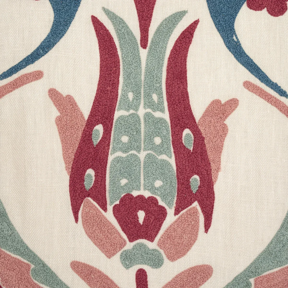 ANAGADA EMBROIDERY Fabric – DUSTY ROSE | Schumacher | Wallpa ANAGADA EMBROIDERY fabric DUSTY ROSE color by Schumacher