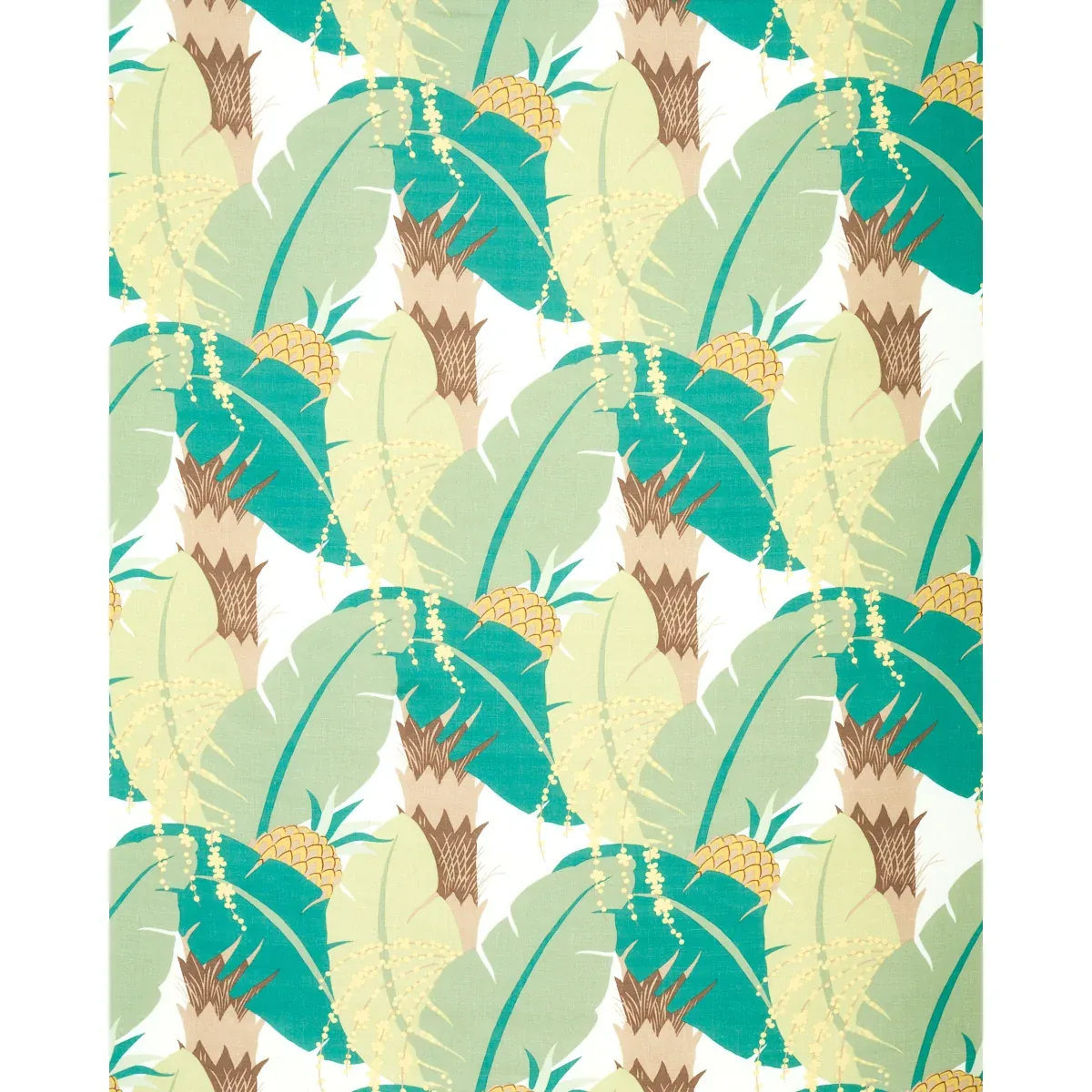 ANANAS Fabric – PALM | Schumacher | Wallpaper Twins ANANAS fabric PALM color by Schumacher