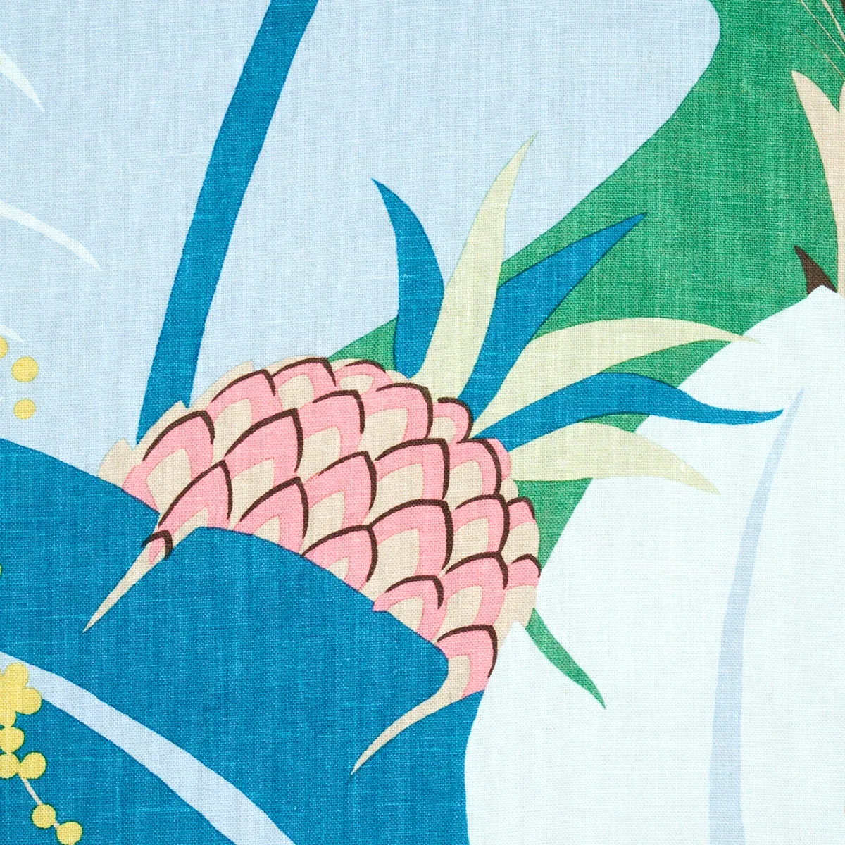 ANANAS fabric PEACOCK color by Schumacher