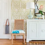 ANANAS fabric PEACOCK color by Schumacher