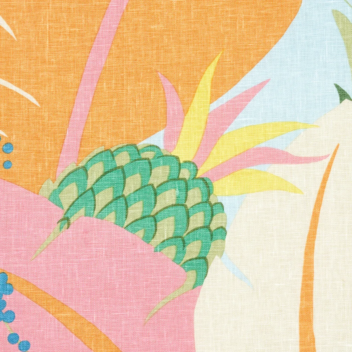 ANANAS fabric TROPICAL color by Schumacher