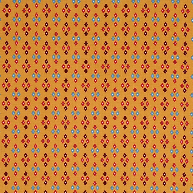 ANASTASIA fabric MUSTARD color by Schumacher
