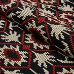 ANDEAN TRIBUTE EMBROIDERY Fabric – RUBY MIDNIGHT SHADOWS | S ANDEAN TRIBUTE EMBROIDERY fabric RUBY MIDNIGHT SHADOWS color by Schumacher