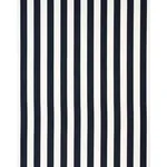ANDY STRIPE fabric BLACK color by Schumacher