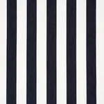 ANDY STRIPE fabric BLACK color by Schumacher