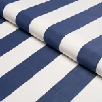 ANDY STRIPE fabric NAVY color by Schumacher