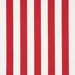ANDY STRIPE fabric RED color by Schumacher