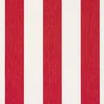ANDY STRIPE fabric RED color by Schumacher
