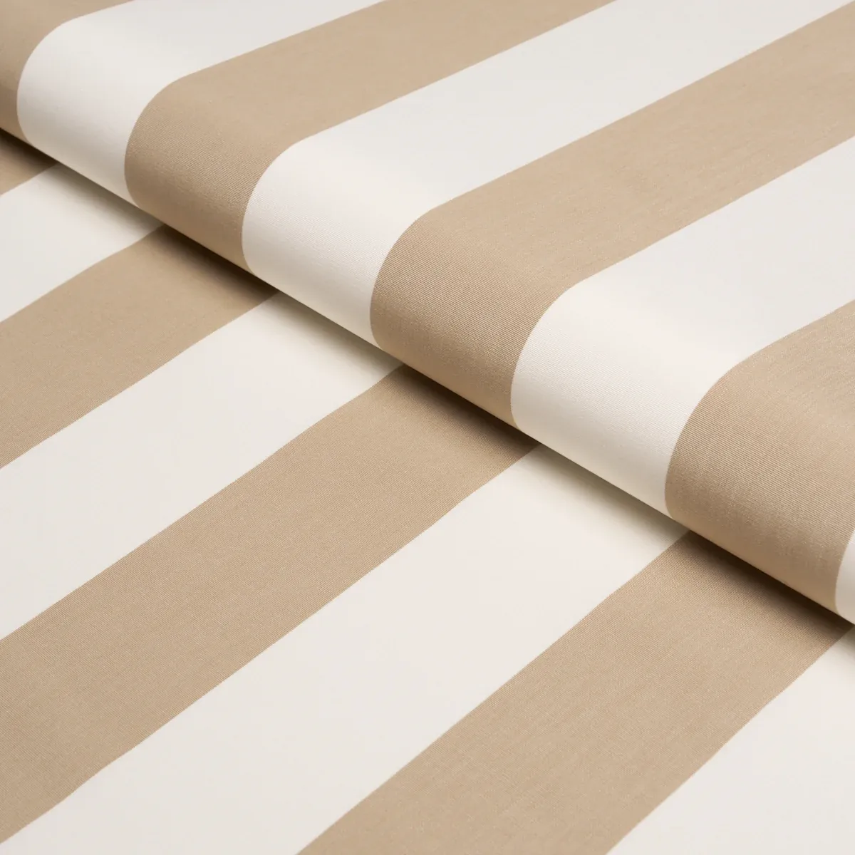 ANDY STRIPE fabric SAND color by Schumacher