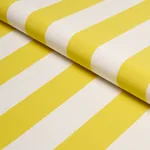 ANDY STRIPE fabric YELLOW color by Schumacher
