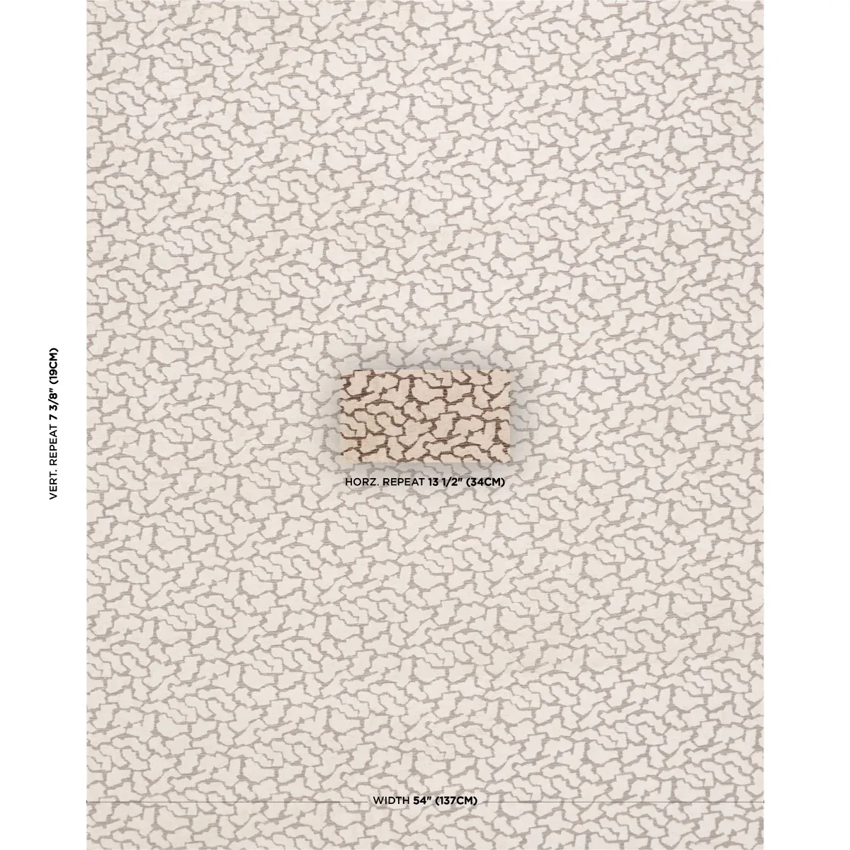 ANIBAL PERFORMANCE Fabric – STONE | Schumacher | Wallpaper T ANIBAL PERFORMANCE fabric STONE color by Schumacher