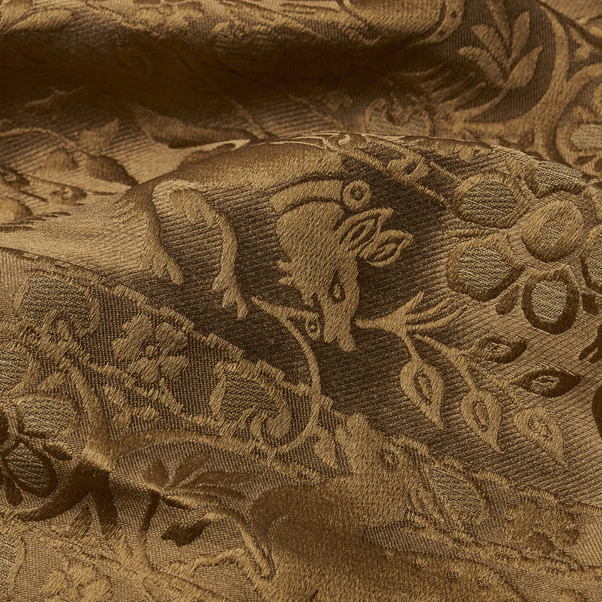 ANIMALI fabric BRONZE color by Schumacher