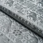 ANIMALI Fabric – SLATE BLUE | Schumacher | Wallpaper Twins ANIMALI fabric SLATE BLUE color by Schumacher