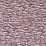 ANIMAUX fabric EGGPLANT color by Schumacher