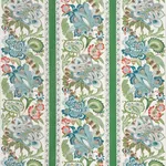 ANJOU STRIPE Fabric – EMERALD | Schumacher | Wallpaper Twins ANJOU STRIPE fabric EMERALD color by Schumacher