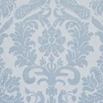 ANNA DAMASK Fabric – SOFT BLUE | Schumacher | Wallpaper Twin ANNA DAMASK fabric SOFT BLUE color by Schumacher