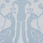ANNA DAMASK Fabric – SOFT BLUE | Schumacher | Wallpaper Twin ANNA DAMASK fabric SOFT BLUE color by Schumacher