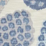 ANNABEL WARP PRINT Fabric – BLUE | Schumacher | Wallpaper Tw ANNABEL WARP PRINT fabric BLUE color by Schumacher