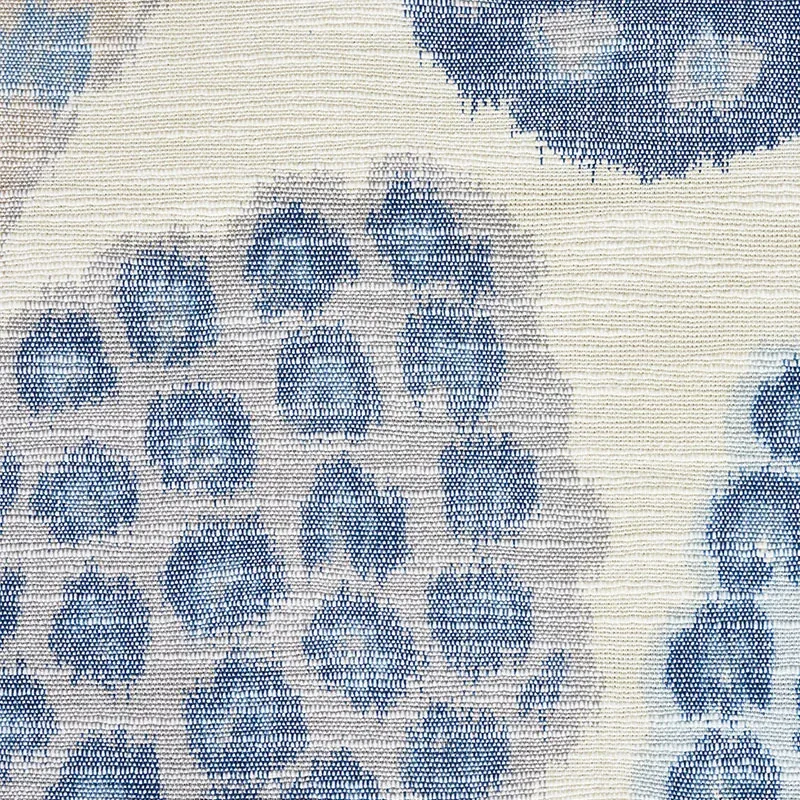 ANNABEL WARP PRINT Fabric – BLUE | Schumacher | Wallpaper Tw ANNABEL WARP PRINT fabric BLUE color by Schumacher