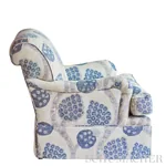 ANNABEL WARP PRINT Fabric – BLUE | Schumacher | Wallpaper Tw ANNABEL WARP PRINT fabric BLUE color by Schumacher
