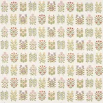 ANNIKA FLORAL TAPESTRY fabric MULTI ON IVORY color by Schumacher