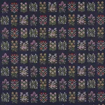 ANNIKA FLORAL TAPESTRY Fabric – MULTI ON NAVY | Schumacher | ANNIKA FLORAL TAPESTRY fabric MULTI ON NAVY color by Schumacher