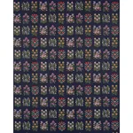 ANNIKA FLORAL TAPESTRY Fabric – MULTI ON NAVY | Schumacher | ANNIKA FLORAL TAPESTRY fabric MULTI ON NAVY color by Schumacher