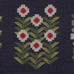 ANNIKA FLORAL TAPESTRY Fabric – MULTI ON NAVY | Schumacher | ANNIKA FLORAL TAPESTRY fabric MULTI ON NAVY color by Schumacher