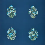 ANTALYA MEDALLION EMBROIDERY Fabric – AEGEAN | Schumacher | ANTALYA MEDALLION EMBROIDERY fabric AEGEAN color by Schumacher