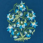 ANTALYA MEDALLION EMBROIDERY Fabric – AEGEAN | Schumacher | ANTALYA MEDALLION EMBROIDERY fabric AEGEAN color by Schumacher