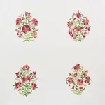 ANTALYA MEDALLION EMBROIDERY Fabric – GARNET | Schumacher | ANTALYA MEDALLION EMBROIDERY fabric GARNET color by Schumacher