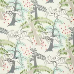 ANTELOPES Fabric – IVORY | Schumacher | Wallpaper Twins ANTELOPES fabric IVORY color by Schumacher