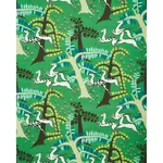 ANTELOPES Fabric – JADE | Schumacher | Wallpaper Twins ANTELOPES fabric JADE color by Schumacher