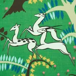 ANTELOPES Fabric – JADE | Schumacher | Wallpaper Twins ANTELOPES fabric JADE color by Schumacher