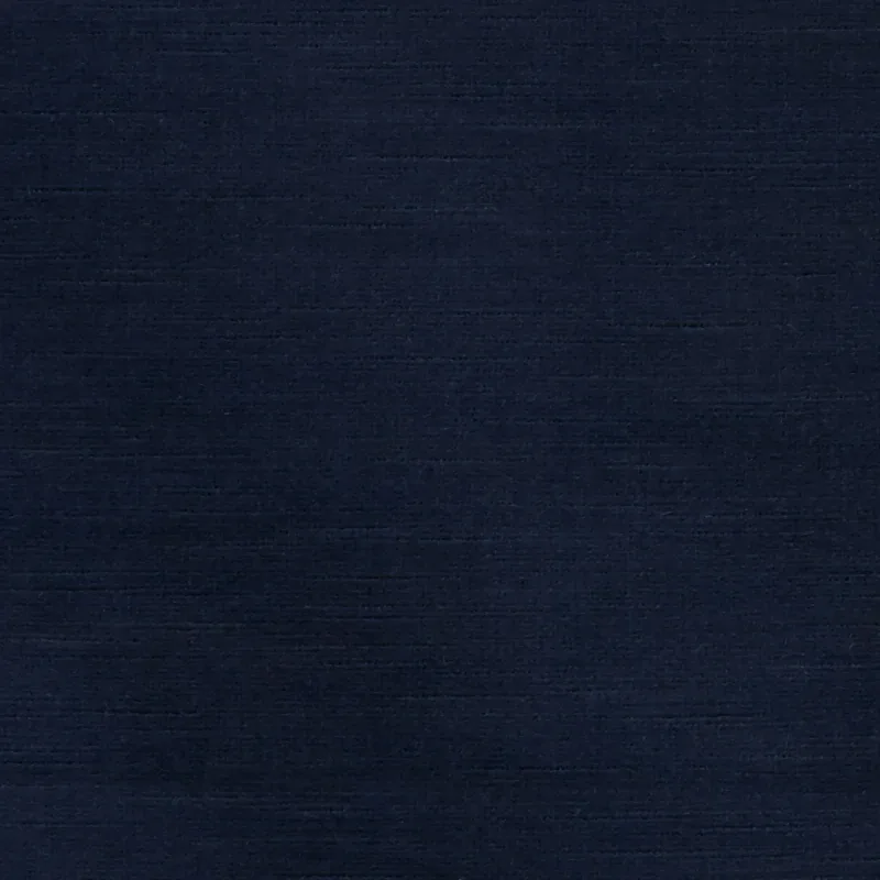 ANTIQUE LINEN VELVET II fabric MIDNIGHT color by Schumacher