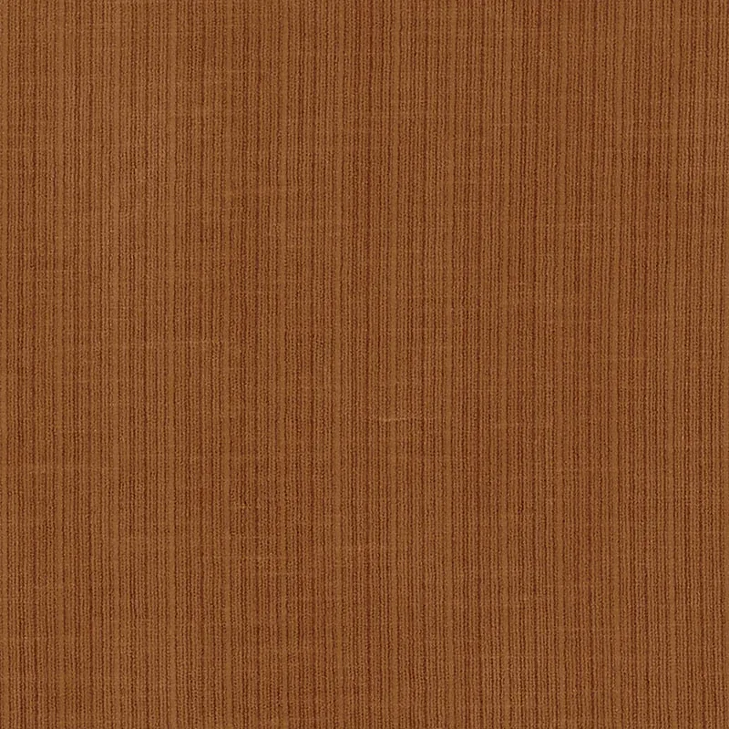 ANTIQUE STRIE VELVET fabric SIENNA color by Schumacher
