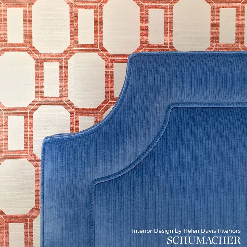 ANTIQUE STRIE VELVET Fabric – TAUPE | Schumacher | Wallpaper ANTIQUE STRIE VELVET fabric TAUPE color by Schumacher