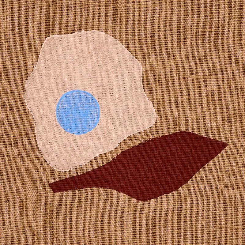 AQUINNAH HAND BLOCK fabric CAMEL color by Schumacher